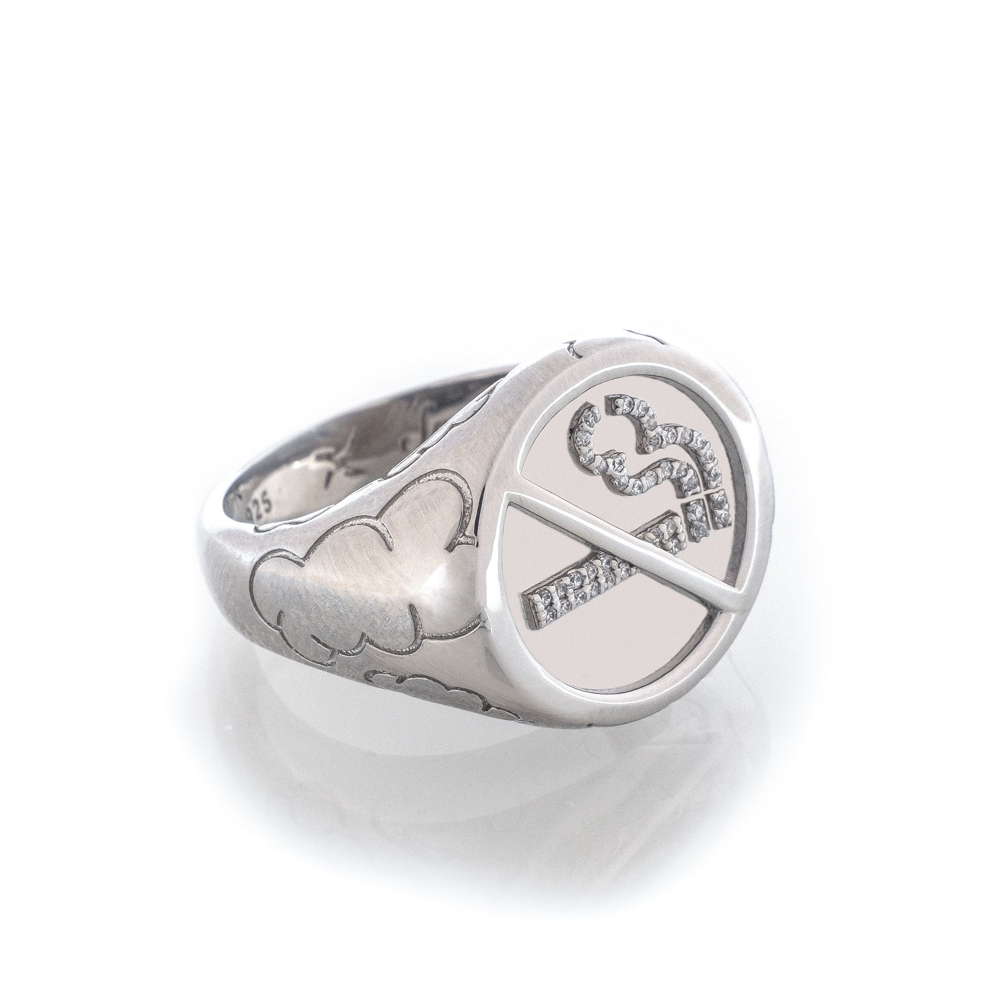 No Smoking Ring (.925 Sterling Silver) – Kuyashii Jewelry