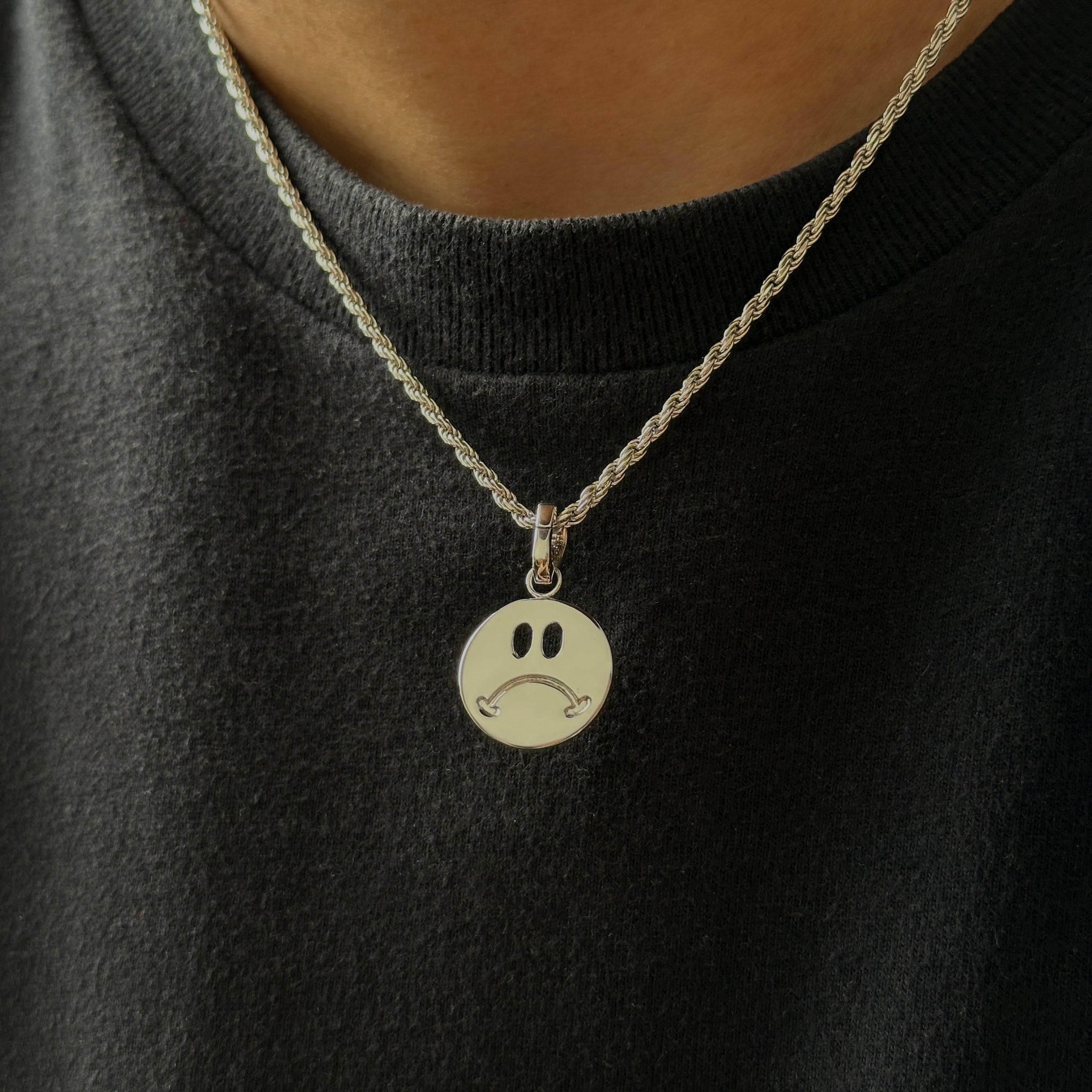 Two-Faced Pendant (.925 Sterling Silver) – Kuyashii Jewelry