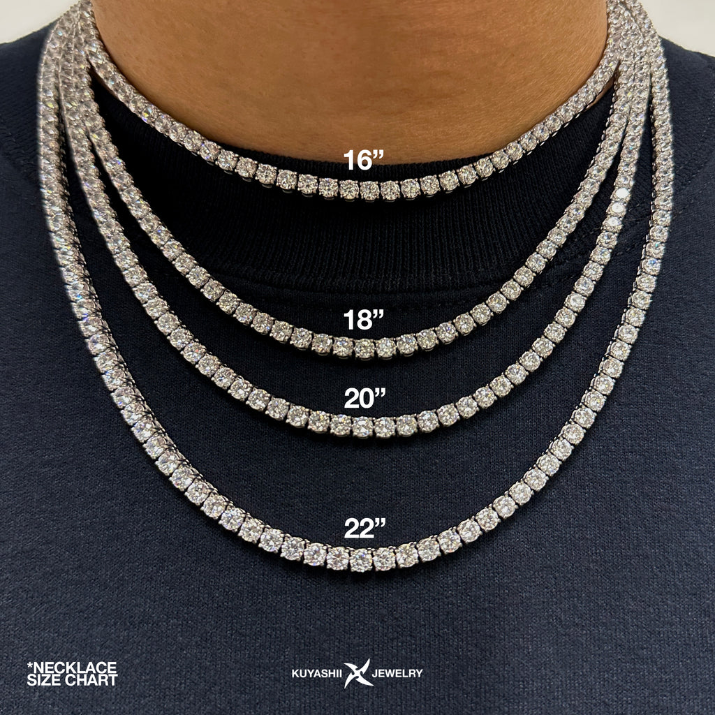 4mm Tennis Chain (.925 Sterling Silver)