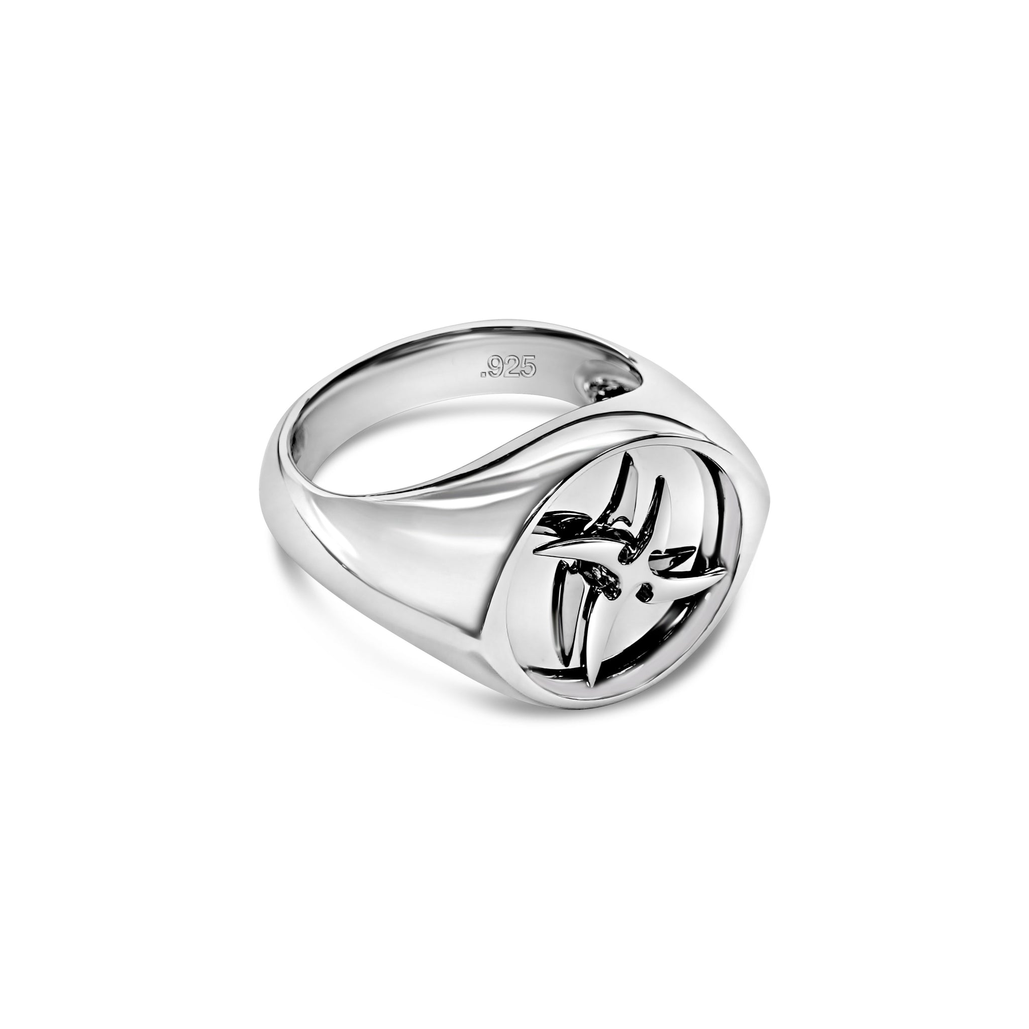 Spinning Shuriken Ring (.925 Sterling Silver) – Kuyashii Jewelry