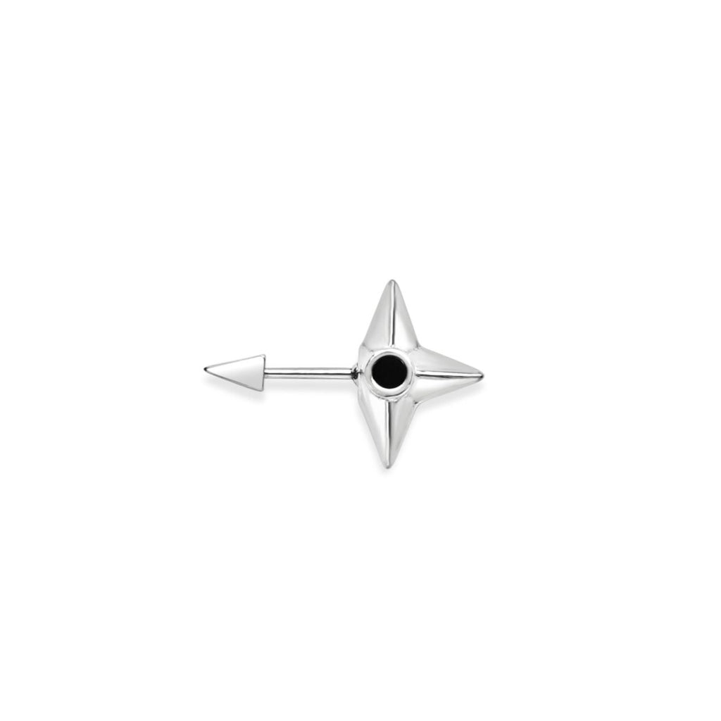 Shuriken Stud Earring (Stainless Steel)