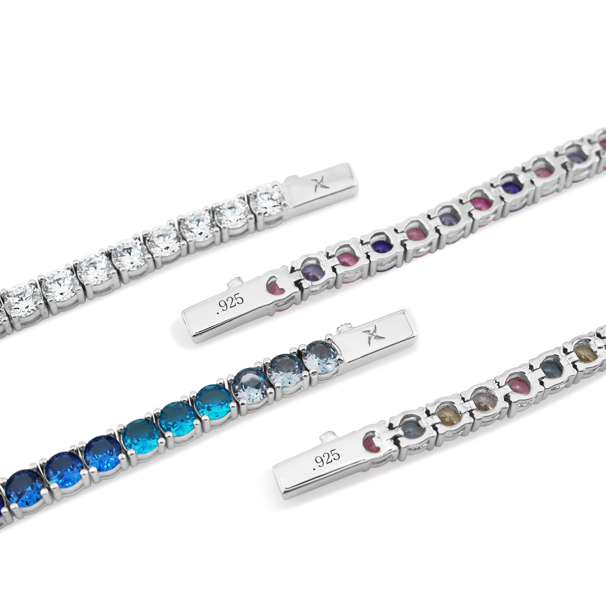 4mm Aqua Tennis Bracelet – Kuyashii Jewelry