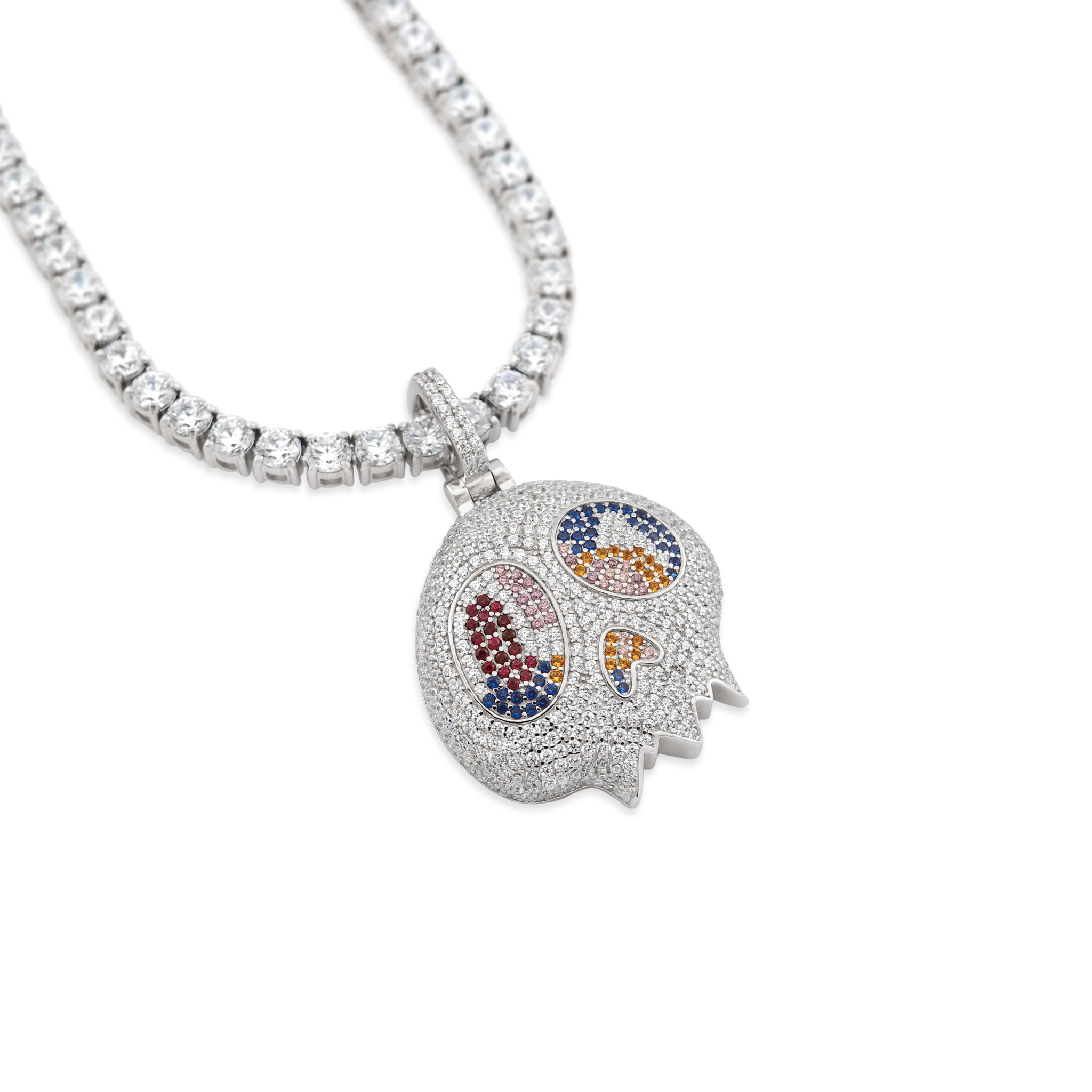 TM Skull Pendant (.925 Sterling Silver) – Kuyashii Jewelry