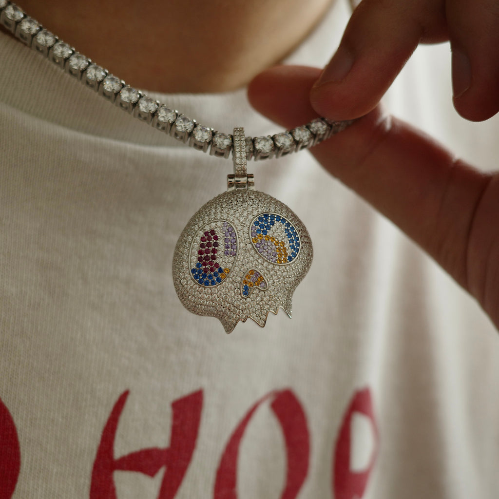 TM Skull Pendant (.925 Sterling Silver)