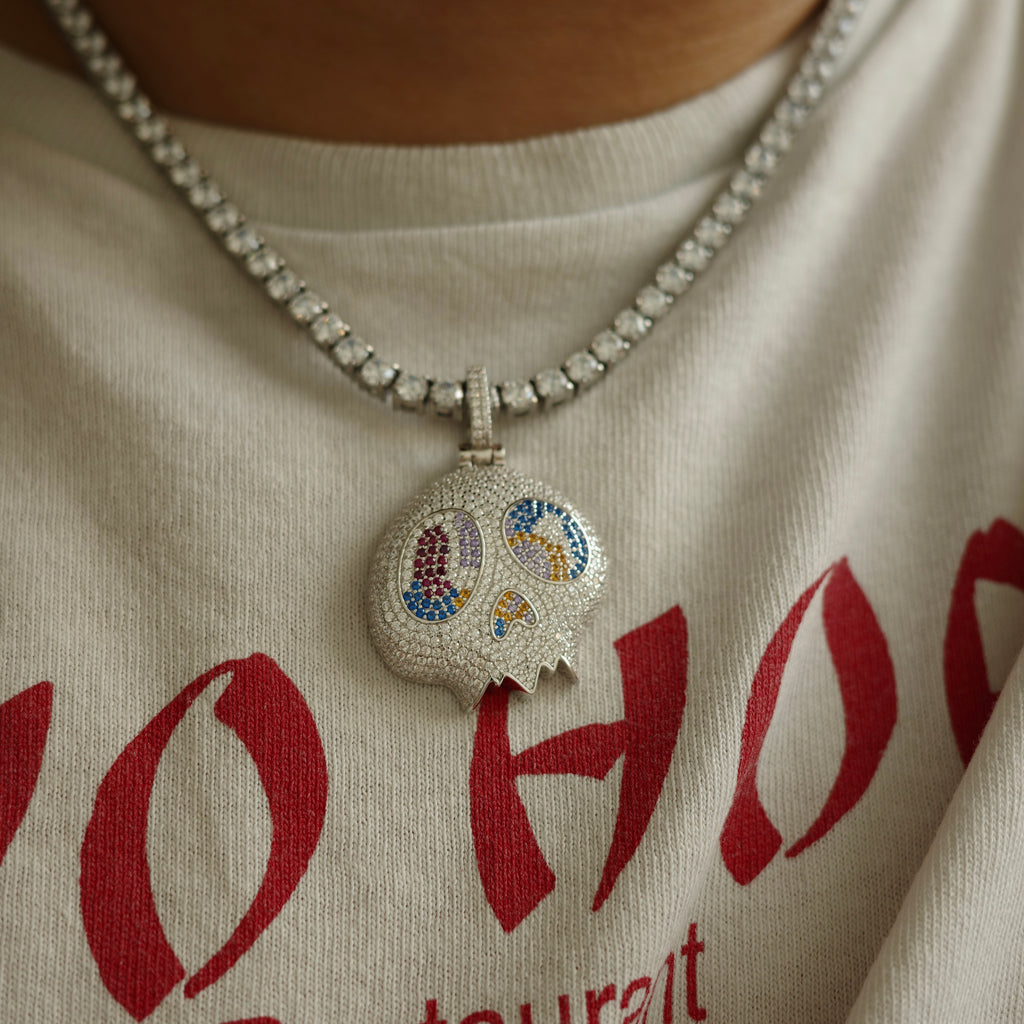 TM Skull Pendant (.925 Sterling Silver)