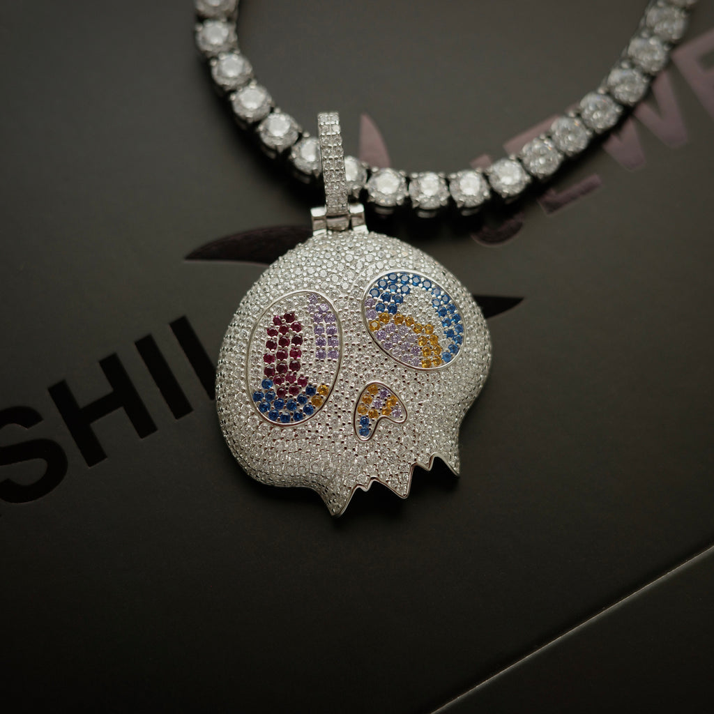 TM Skull Pendant (.925 Sterling Silver)