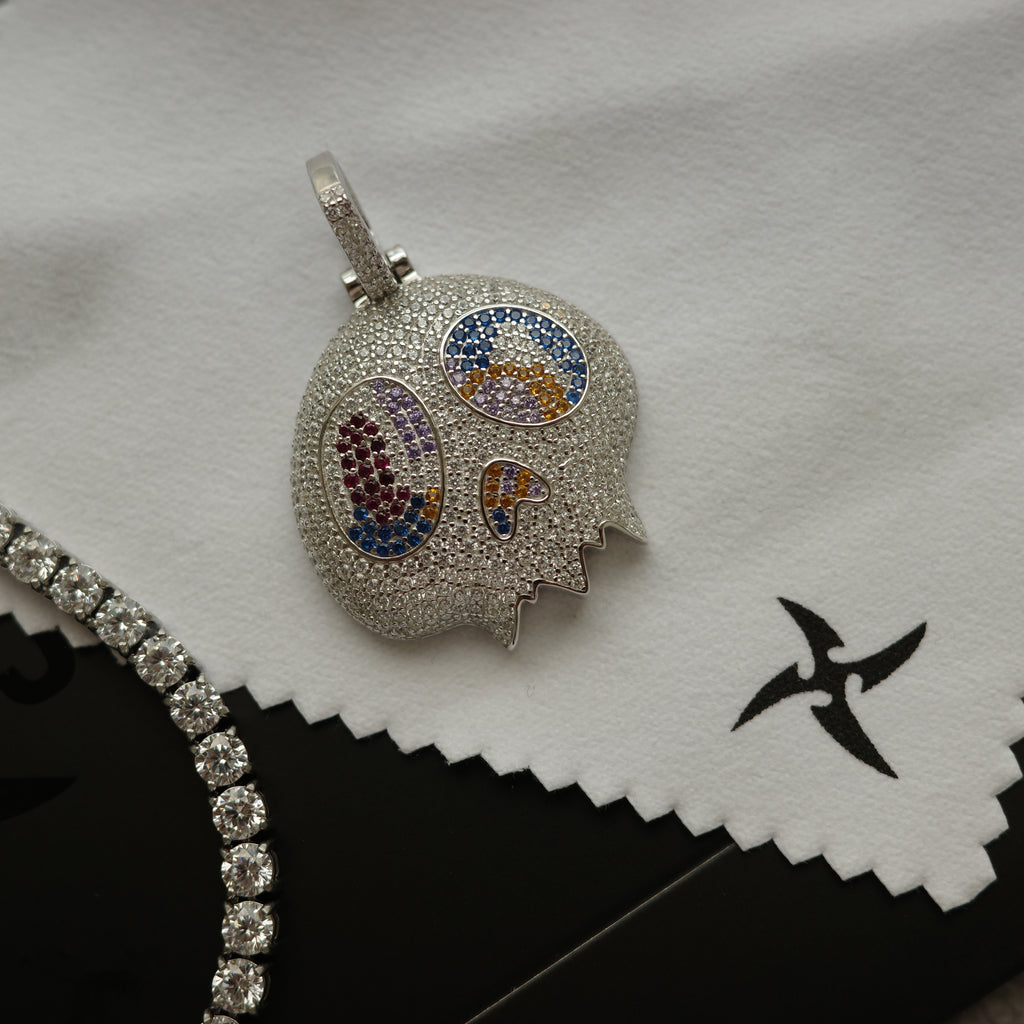 TM Skull Pendant (.925 Sterling Silver)