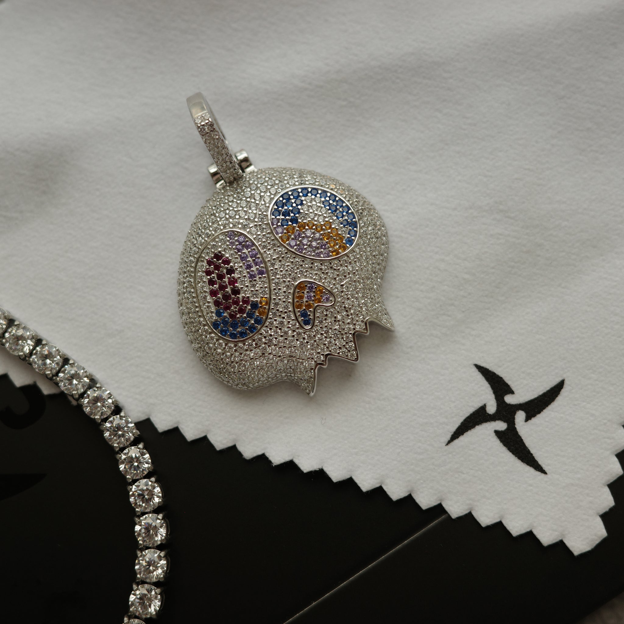TM Skull Pendant (.925 Sterling Silver) – Kuyashii Jewelry