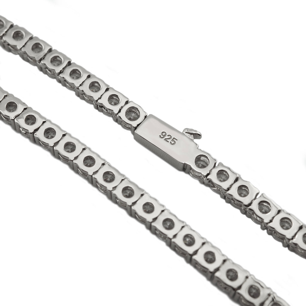 4mm Tennis Chain (.925 Sterling Silver)