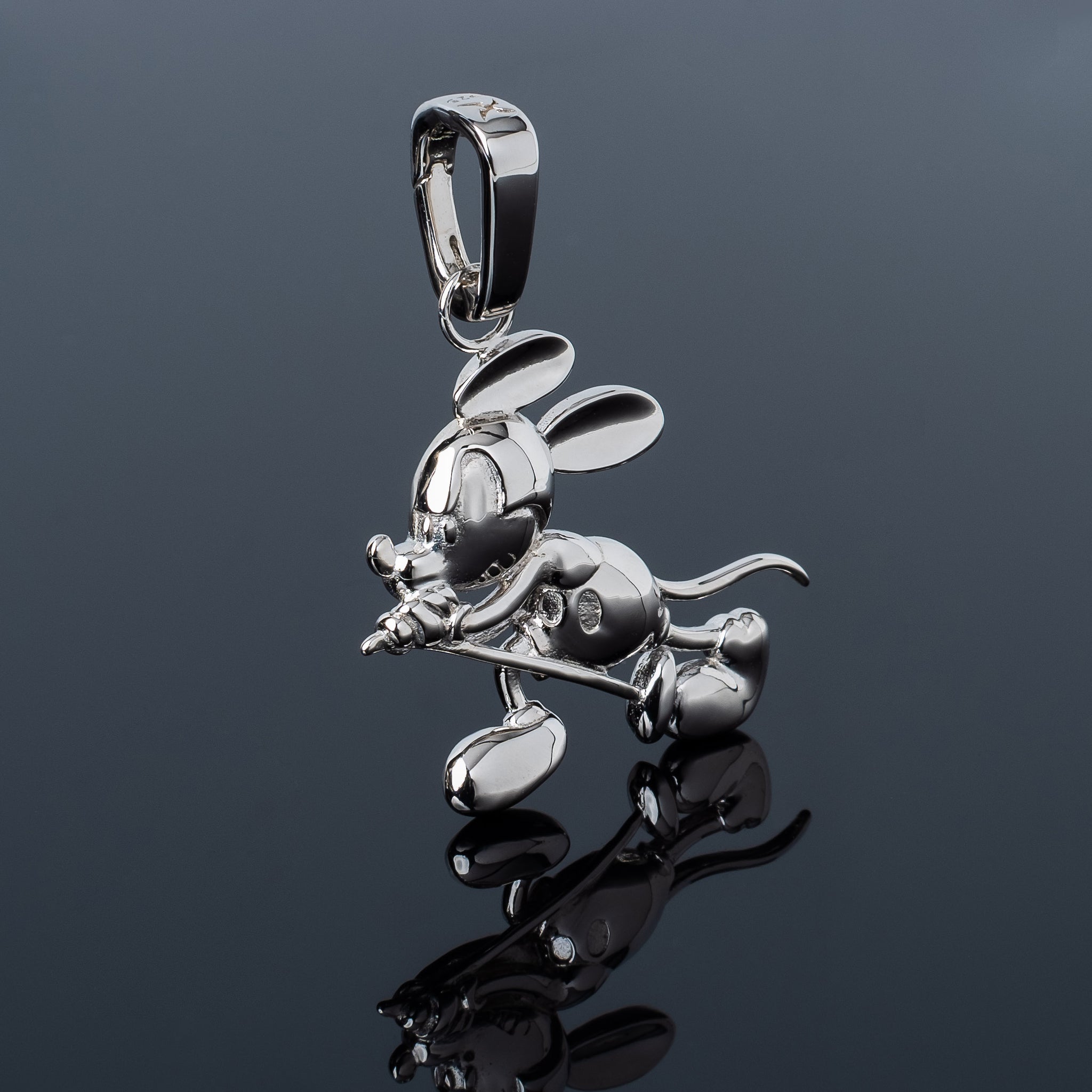 Rockstar Mouse Pendant (.925 Sterling Silver) – Kuyashii Jewelry