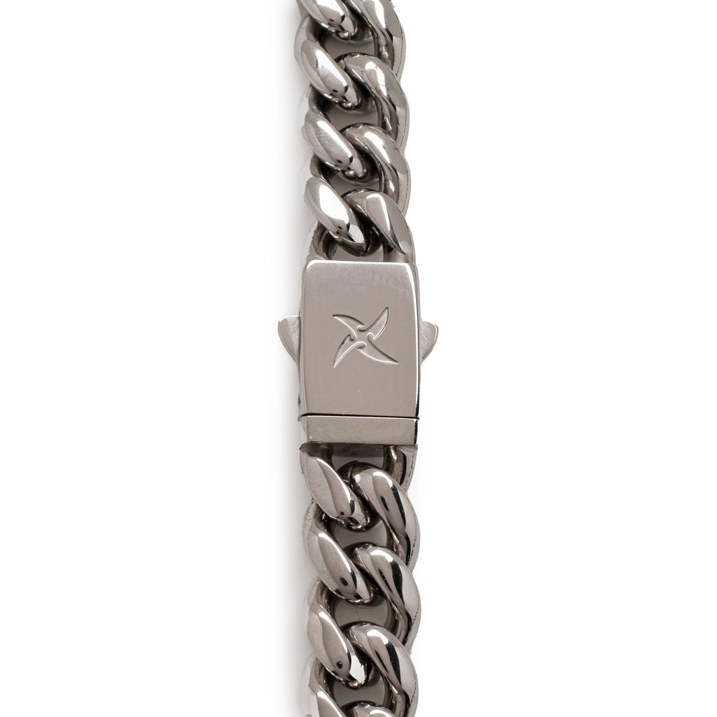 12mm Easter Camo Iced Pavé Cuban Chain (Stainless Steel)