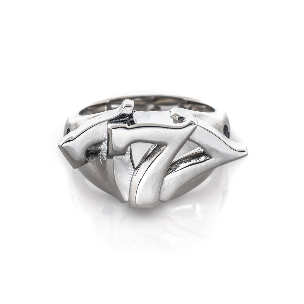 777 Ring (.925 Sterling Silver) – Kuyashii Jewelry