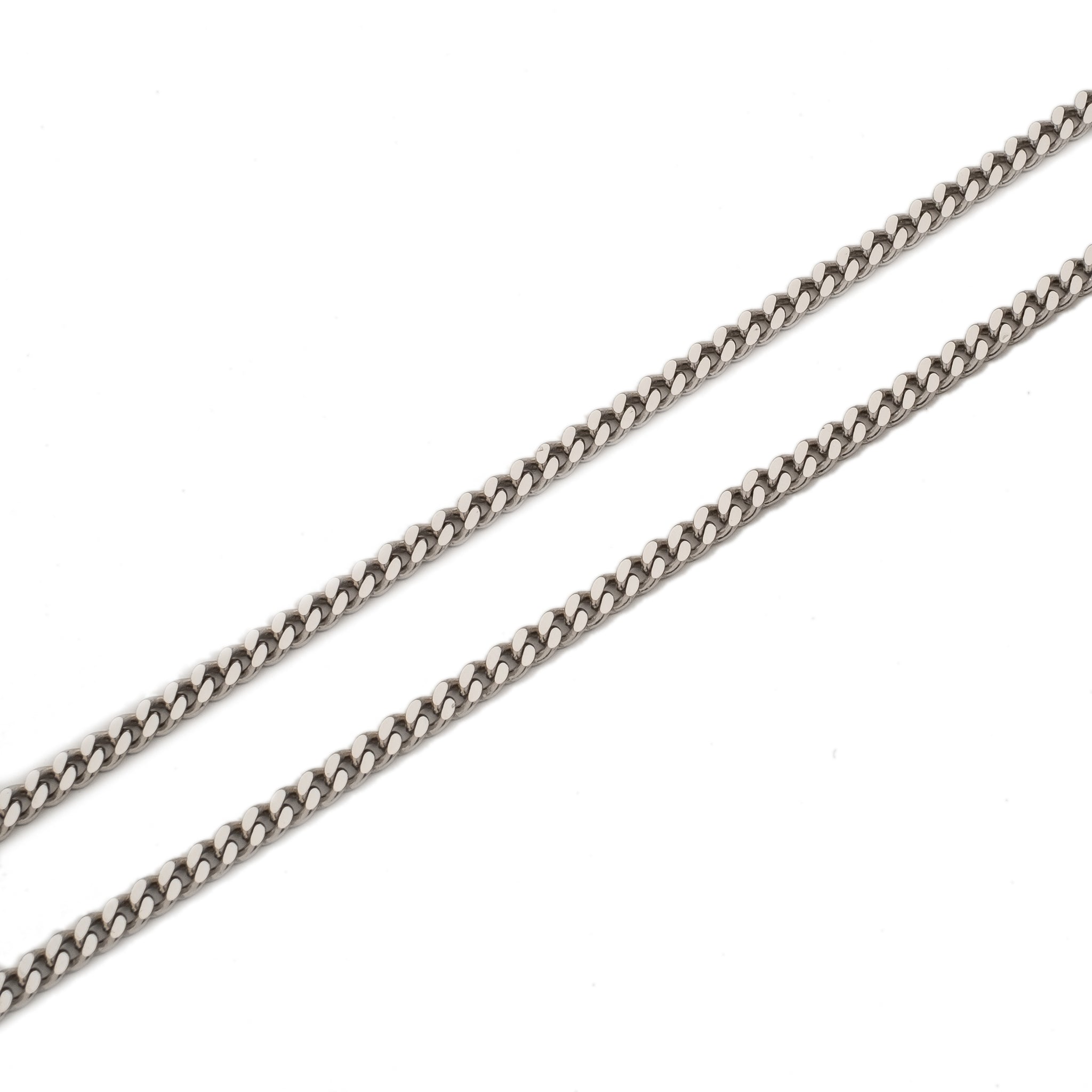 2.5mm Micro Cuban Chain (.925 Sterling Silver) – Kuyashii Jewelry