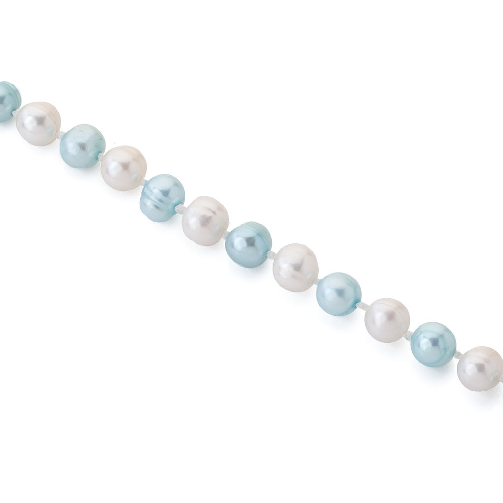 6-7mm Carolina Blue Pearl Bracelet