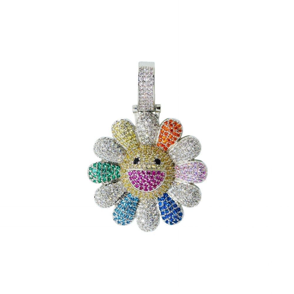 Murakami Flower Pendant (Multi) - Kuyashii Jewelry